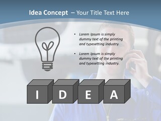 Flower Decor Balloon PowerPoint Template