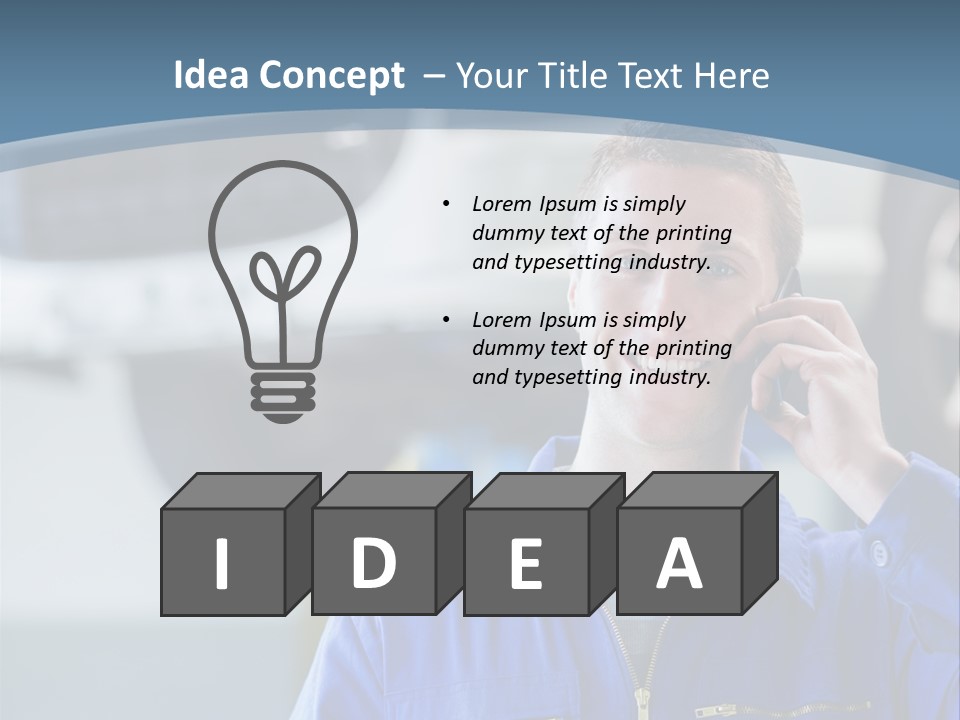 Flower Decor Balloon PowerPoint Template