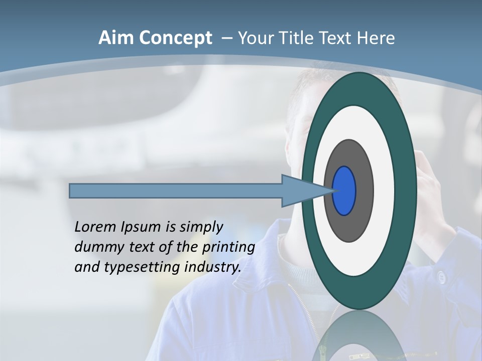 Flower Decor Balloon PowerPoint Template