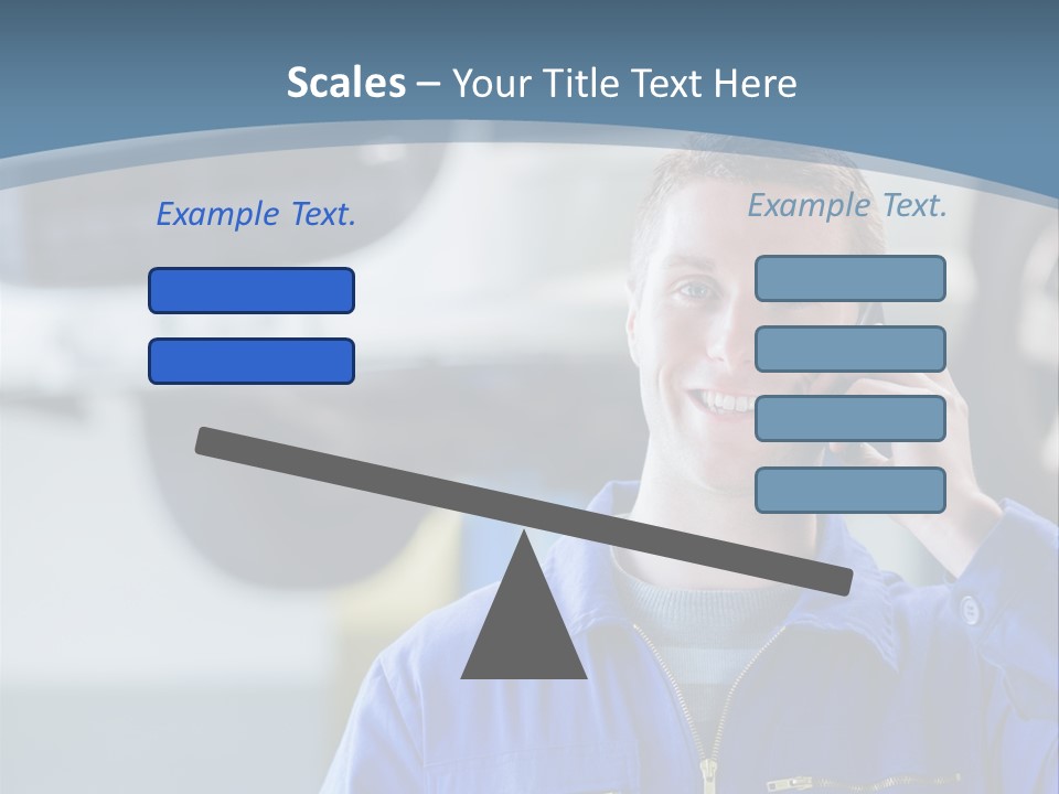 Flower Decor Balloon PowerPoint Template