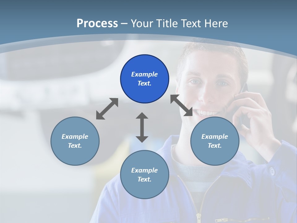 Flower Decor Balloon PowerPoint Template