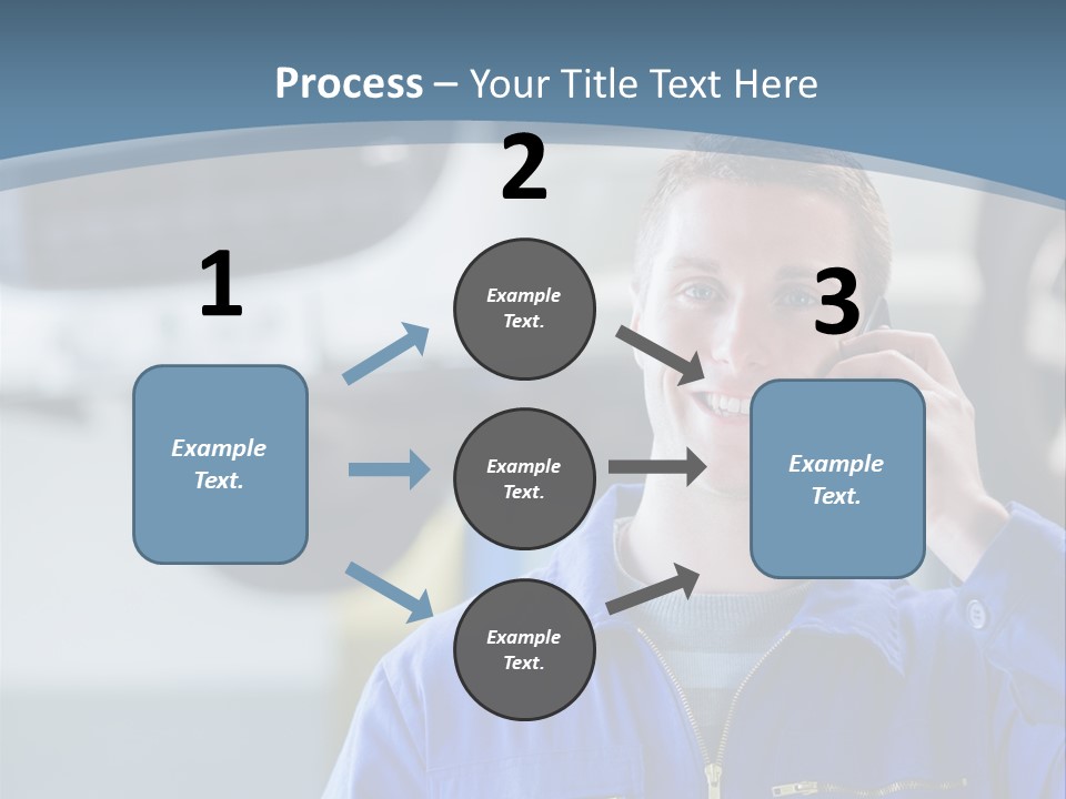 Flower Decor Balloon PowerPoint Template