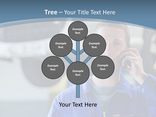 Flower Decor Balloon PowerPoint Template