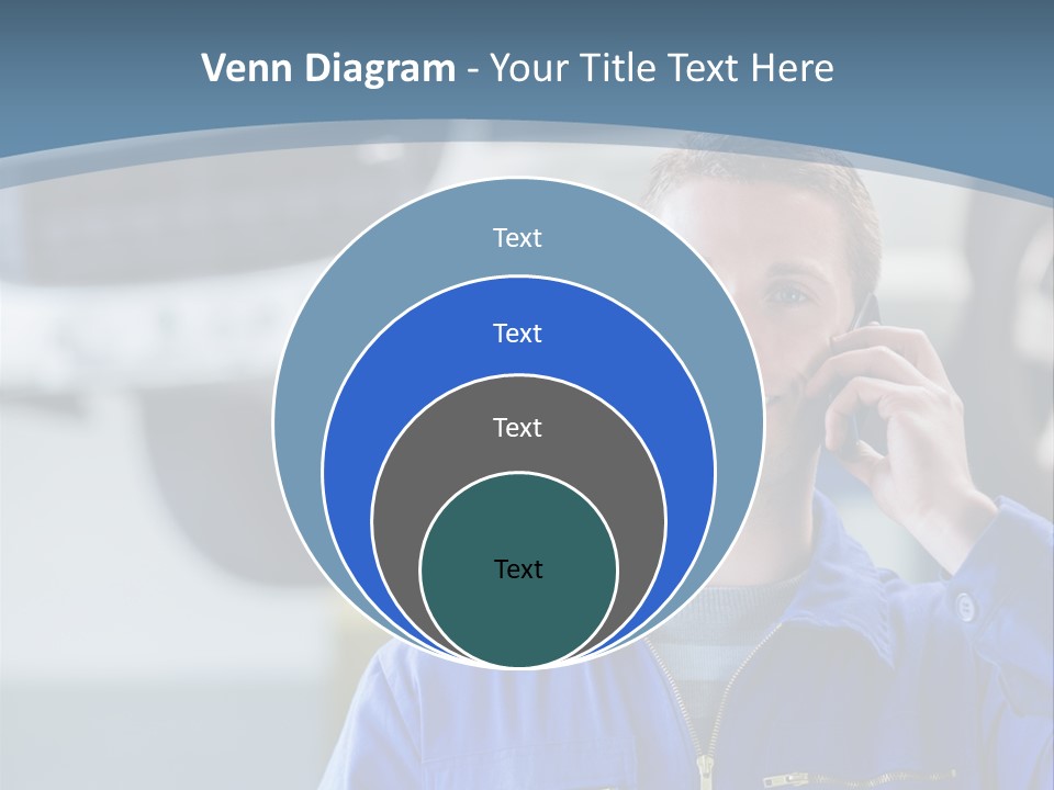 Flower Decor Balloon PowerPoint Template