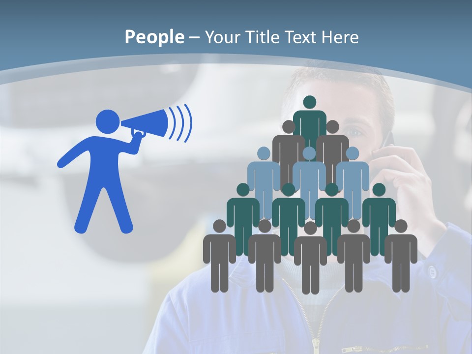 Flower Decor Balloon PowerPoint Template