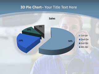 Flower Decor Balloon PowerPoint Template