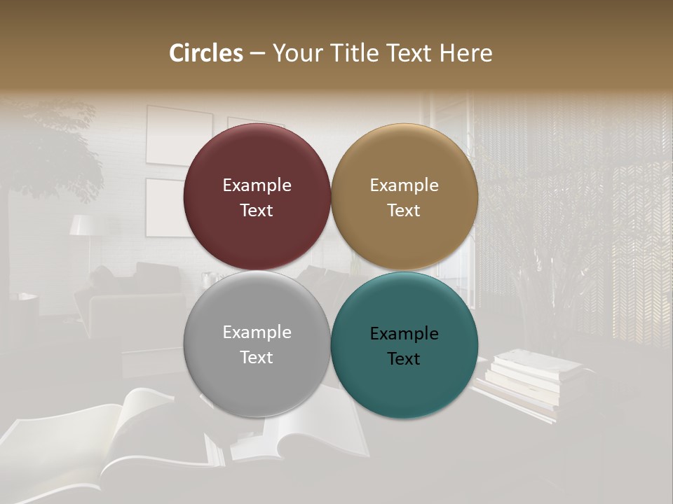 Dessert Decor Chocolate PowerPoint Template