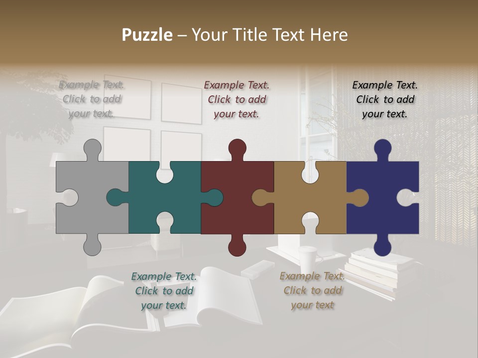 Dessert Decor Chocolate PowerPoint Template