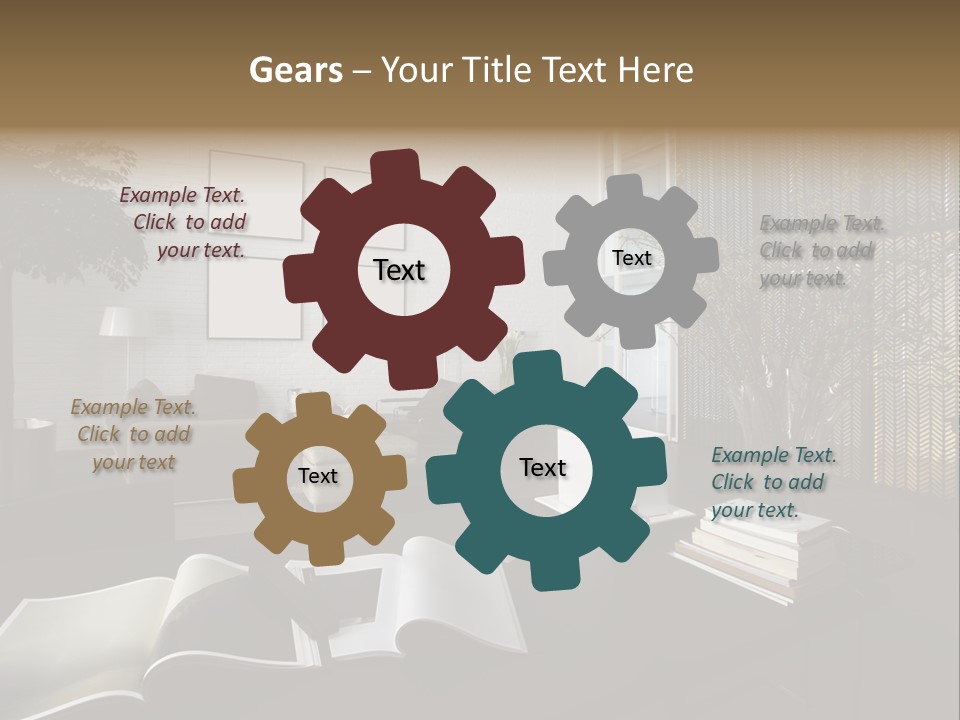 Dessert Decor Chocolate PowerPoint Template