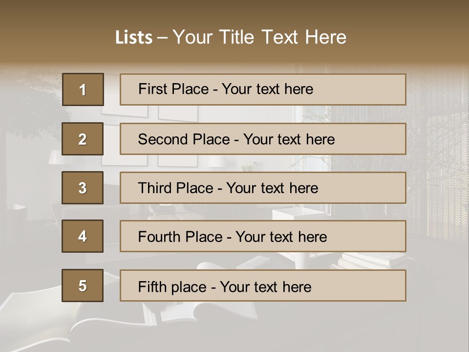 Dessert Decor Chocolate PowerPoint Template