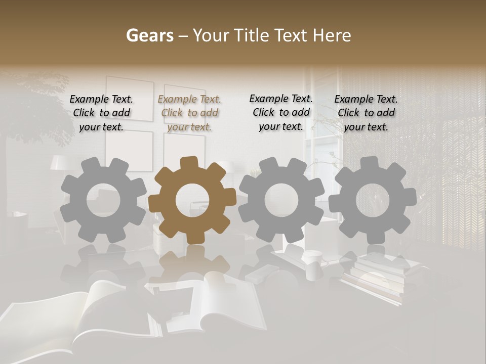 Dessert Decor Chocolate PowerPoint Template