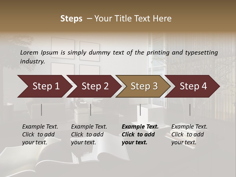 Dessert Decor Chocolate PowerPoint Template