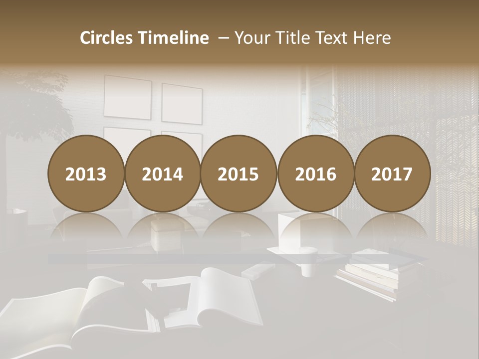 Dessert Decor Chocolate PowerPoint Template