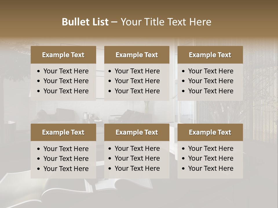 Dessert Decor Chocolate PowerPoint Template