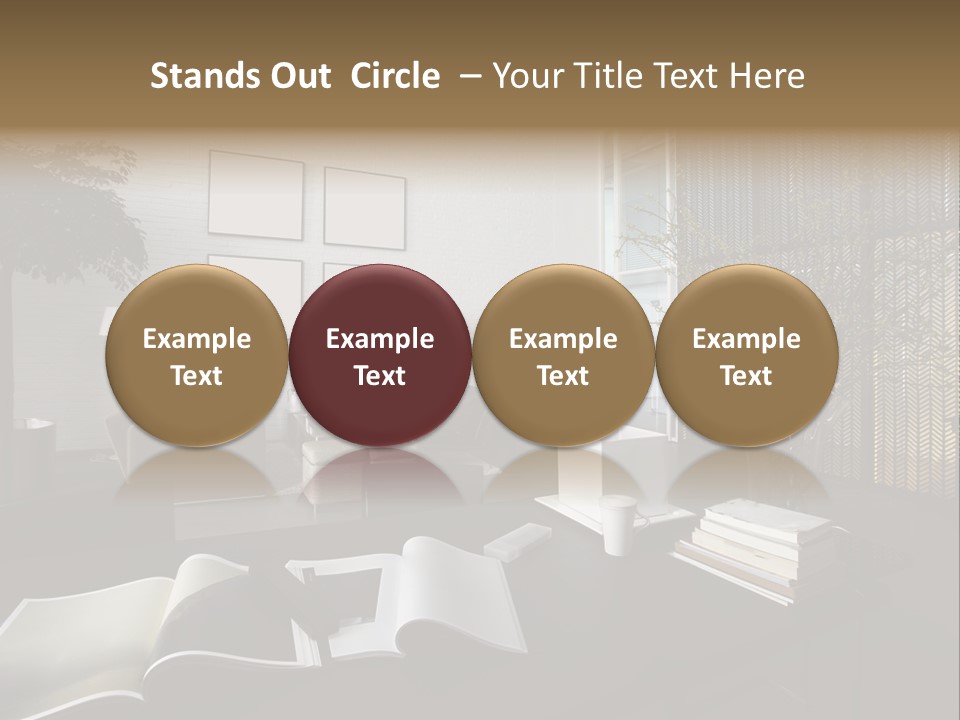 Dessert Decor Chocolate PowerPoint Template