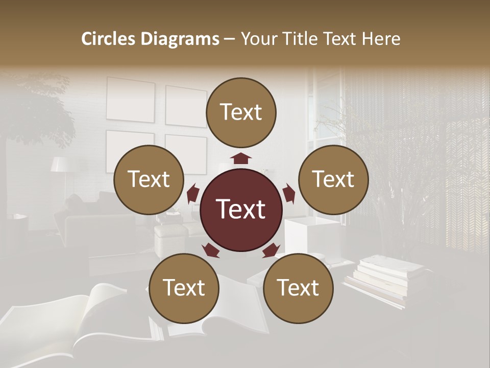 Dessert Decor Chocolate PowerPoint Template