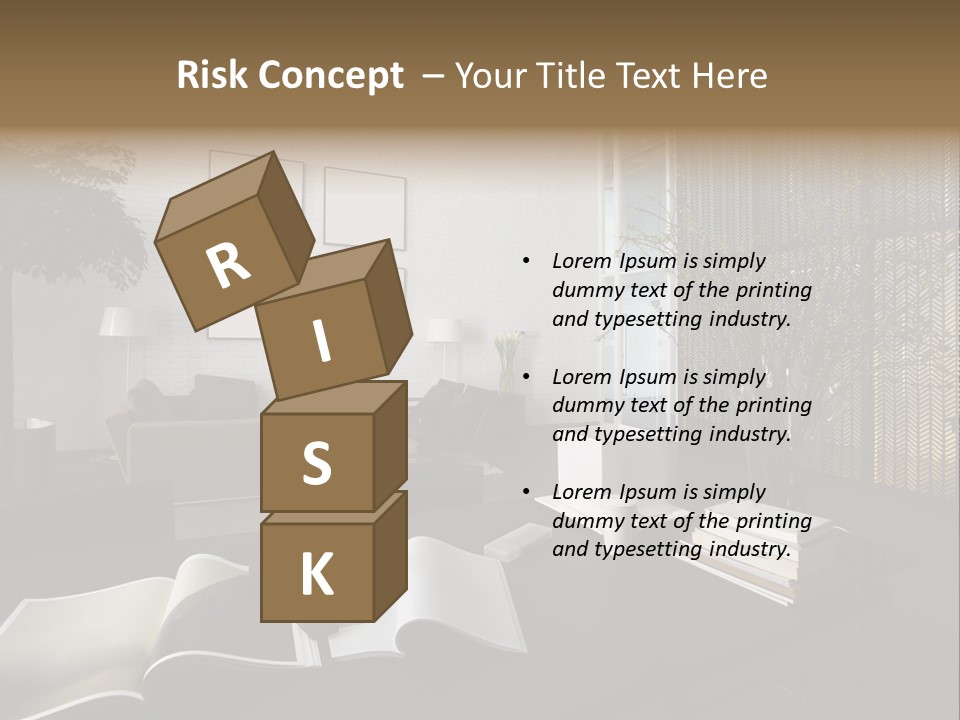 Dessert Decor Chocolate PowerPoint Template