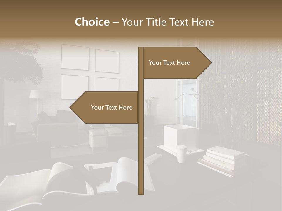 Dessert Decor Chocolate PowerPoint Template