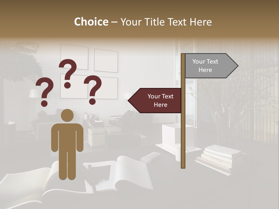 Dessert Decor Chocolate PowerPoint Template