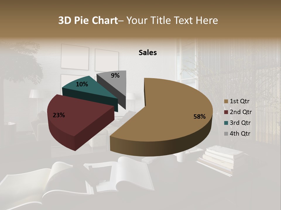 Dessert Decor Chocolate PowerPoint Template