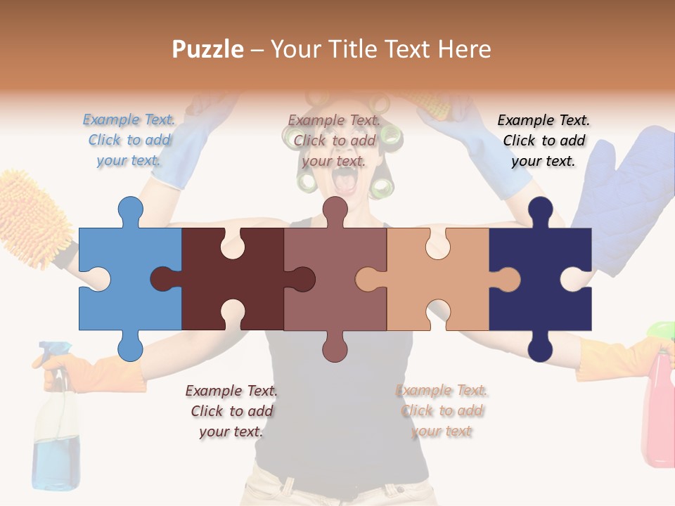 Cake Decorated Bday PowerPoint Template