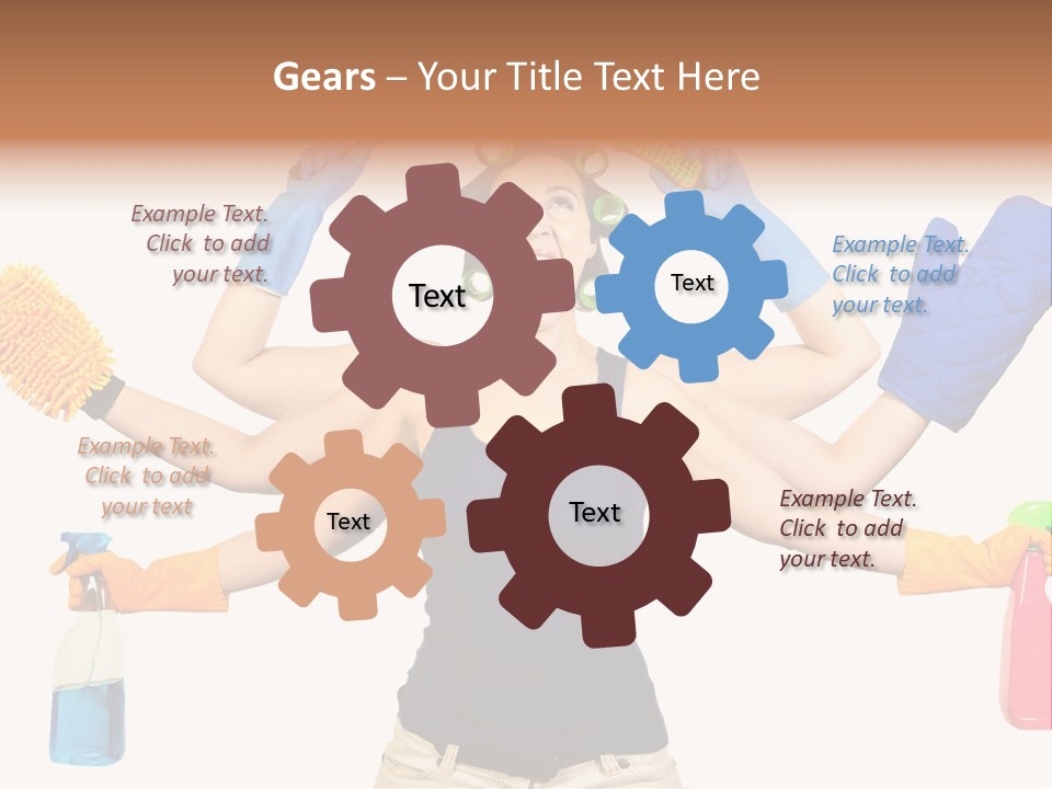 Cake Decorated Bday PowerPoint Template