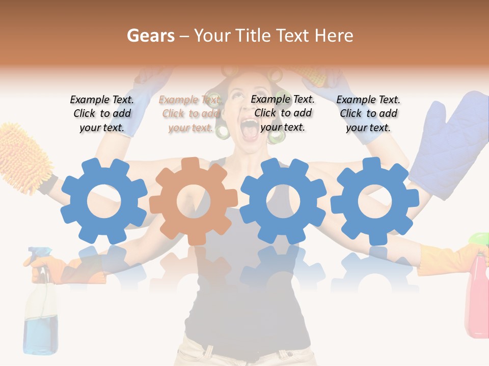 Cake Decorated Bday PowerPoint Template