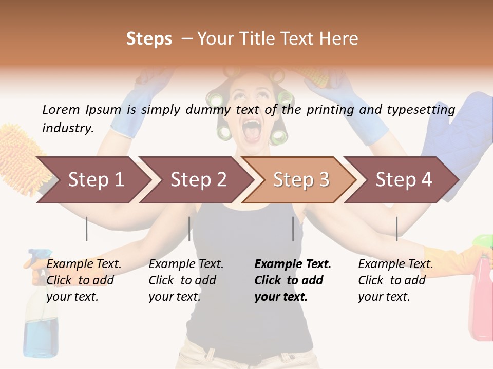 Cake Decorated Bday PowerPoint Template