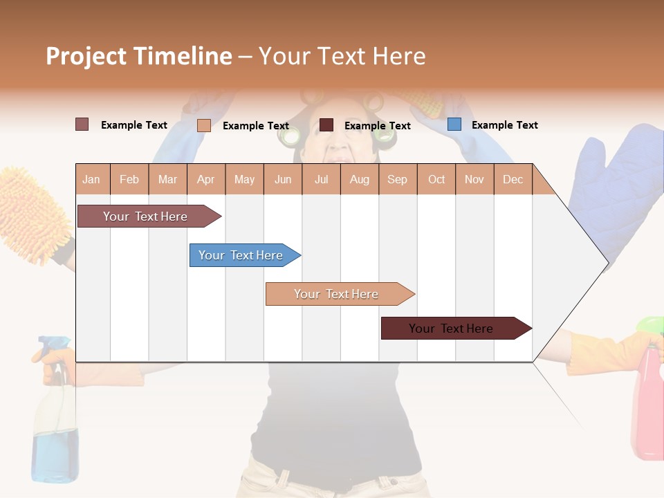 Cake Decorated Bday PowerPoint Template