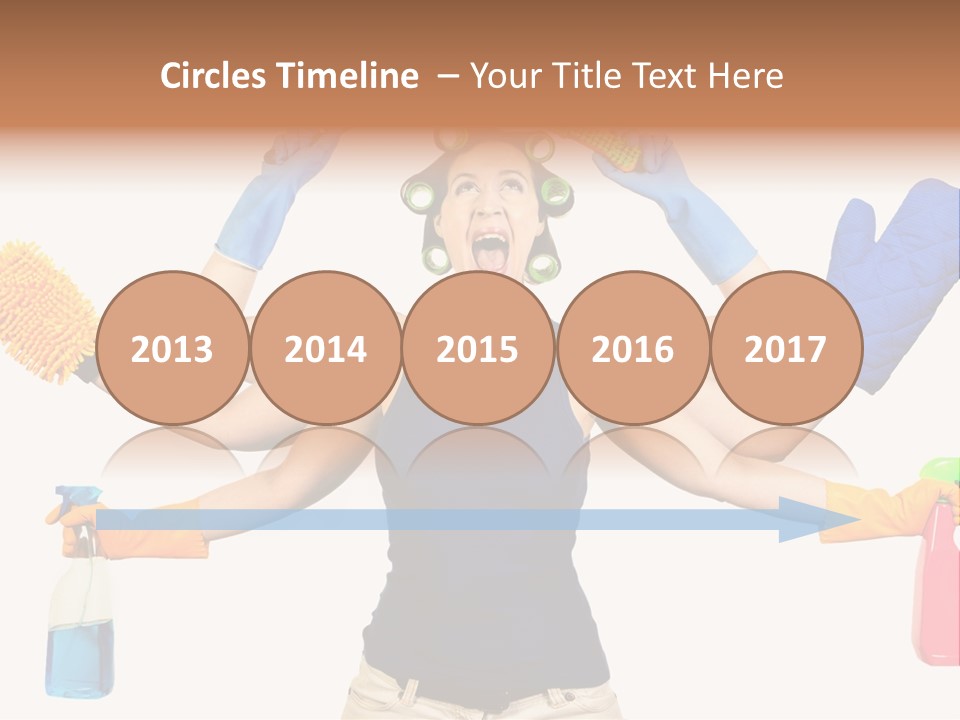 Cake Decorated Bday PowerPoint Template