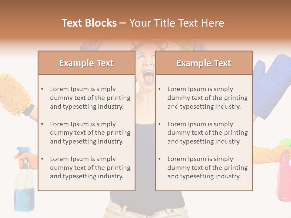 Cake Decorated Bday PowerPoint Template