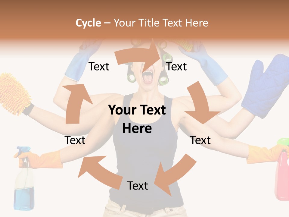 Cake Decorated Bday PowerPoint Template