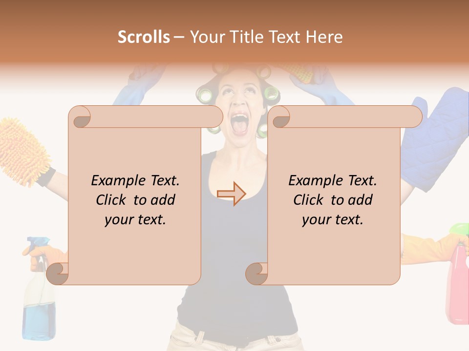 Cake Decorated Bday PowerPoint Template