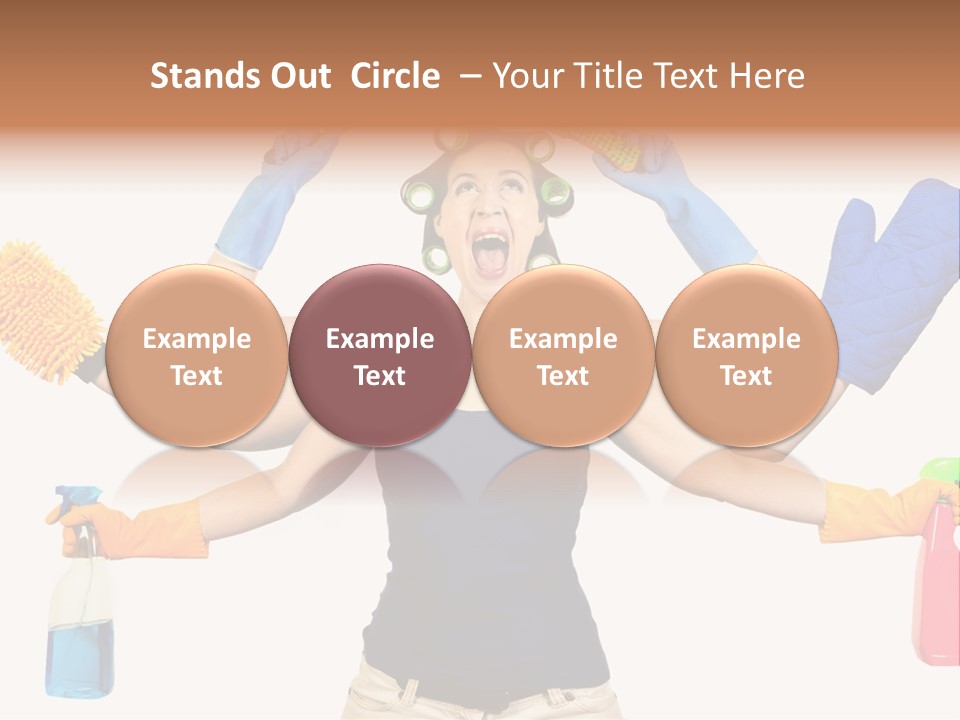 Cake Decorated Bday PowerPoint Template