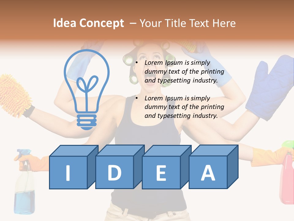 Cake Decorated Bday PowerPoint Template