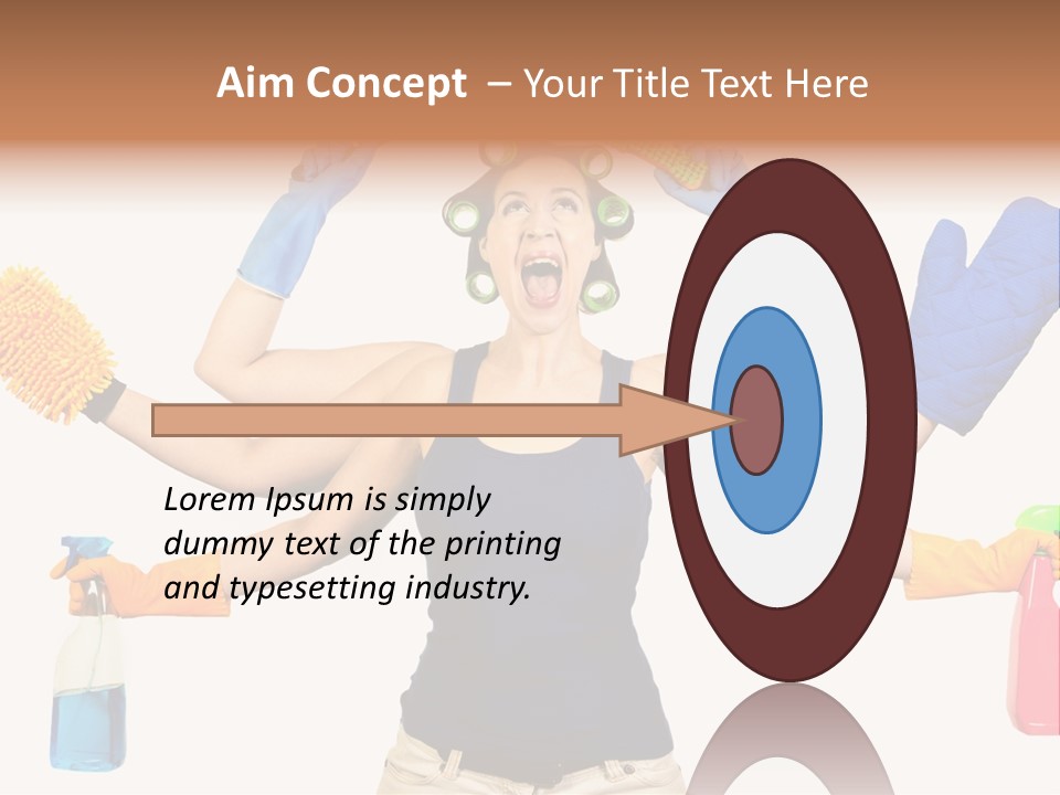 Cake Decorated Bday PowerPoint Template