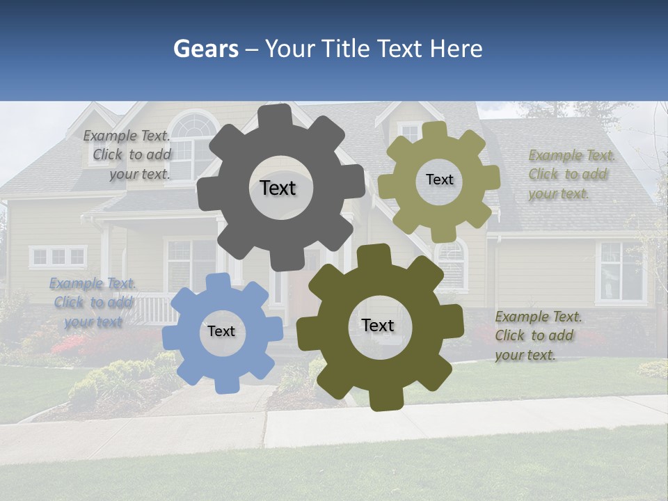 Celebrate Postage Bday PowerPoint Template