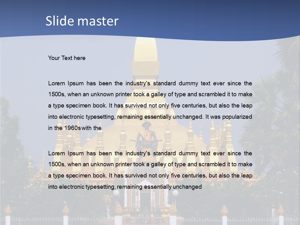 Card Flower Party PowerPoint Template