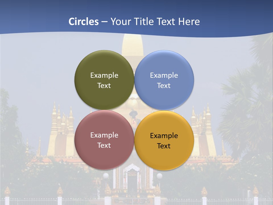 Card Flower Party PowerPoint Template