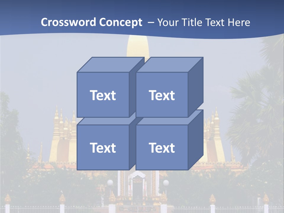 Card Flower Party PowerPoint Template