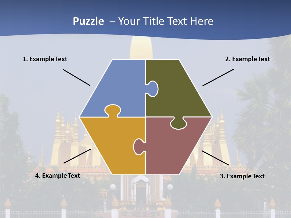 Card Flower Party PowerPoint Template