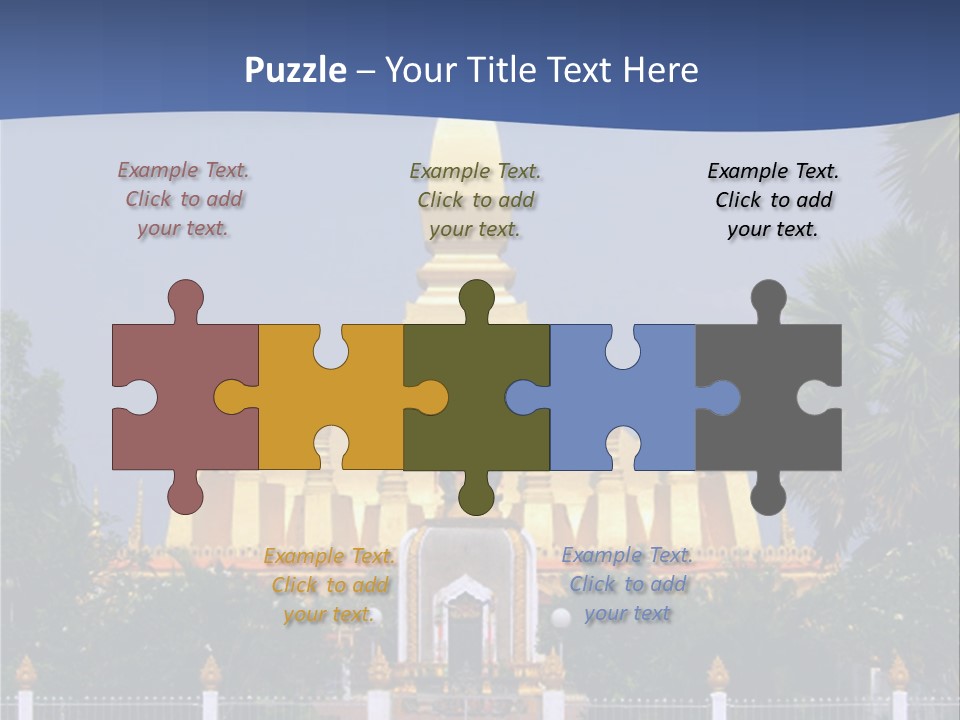 Card Flower Party PowerPoint Template