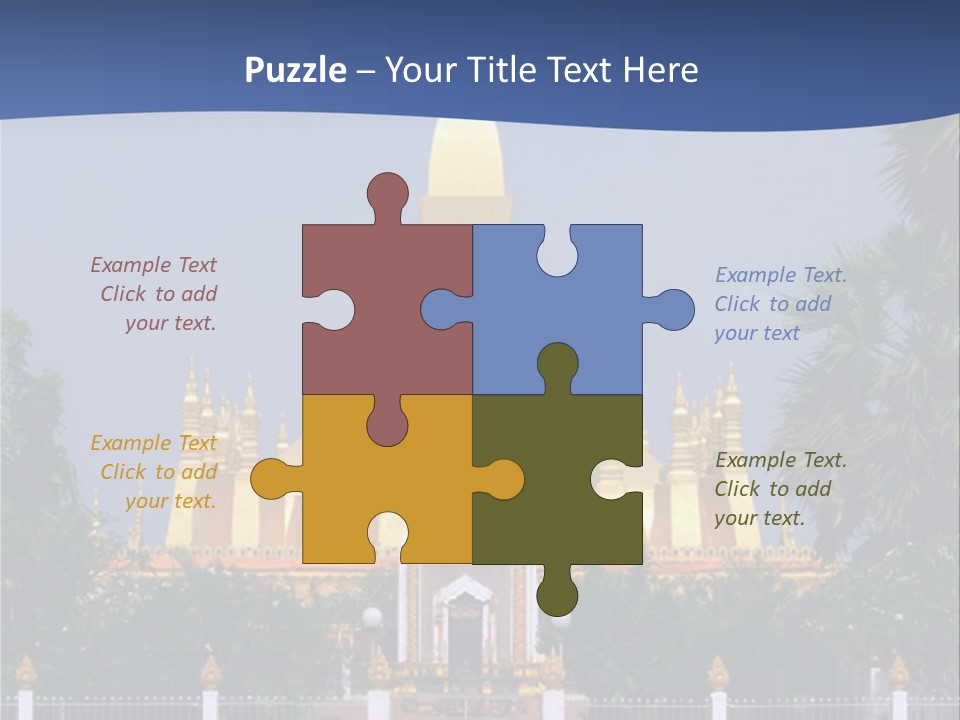 Card Flower Party PowerPoint Template