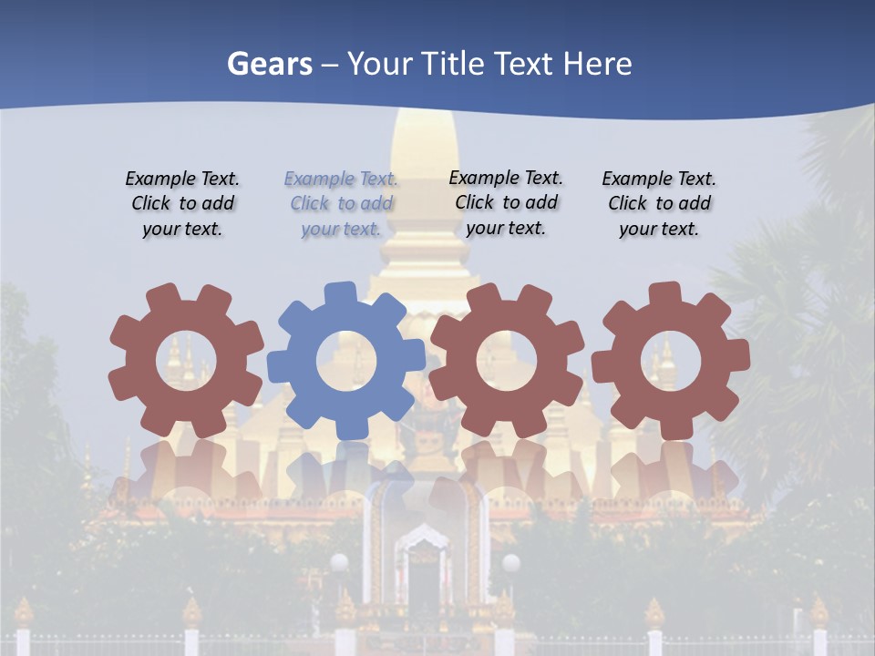 Card Flower Party PowerPoint Template