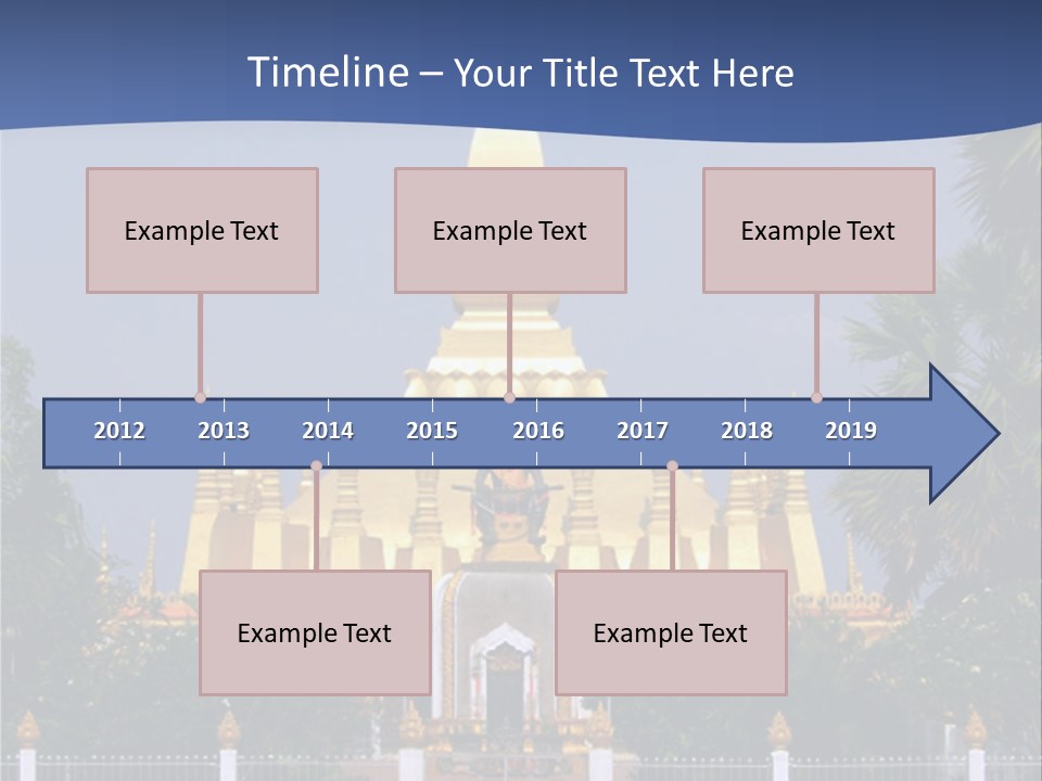 Card Flower Party PowerPoint Template