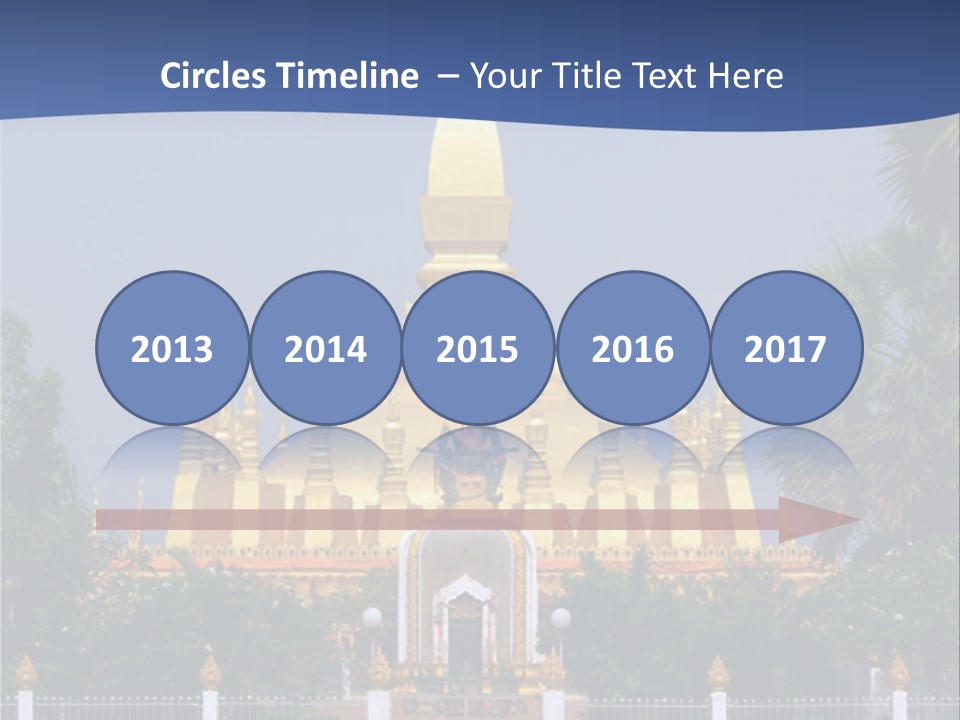 Card Flower Party PowerPoint Template