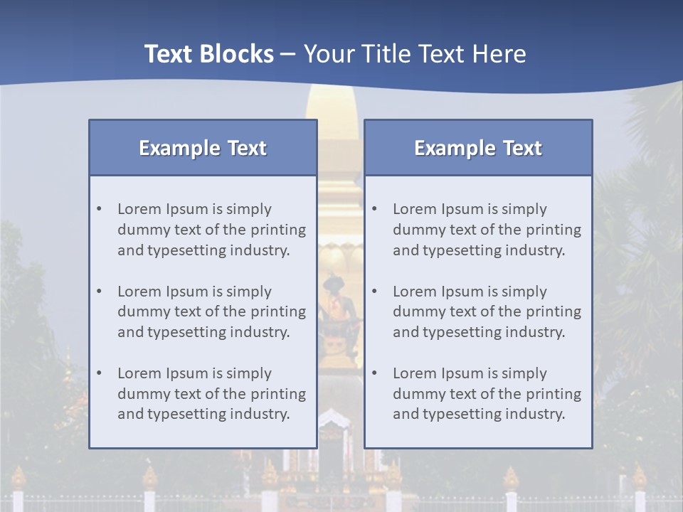 Card Flower Party PowerPoint Template