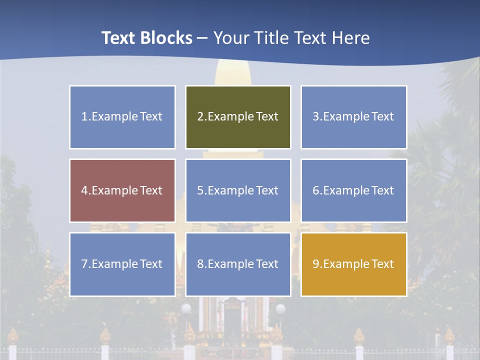 Card Flower Party PowerPoint Template