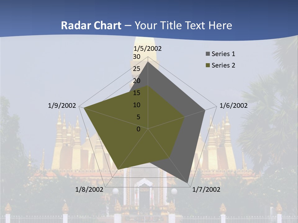 Card Flower Party PowerPoint Template