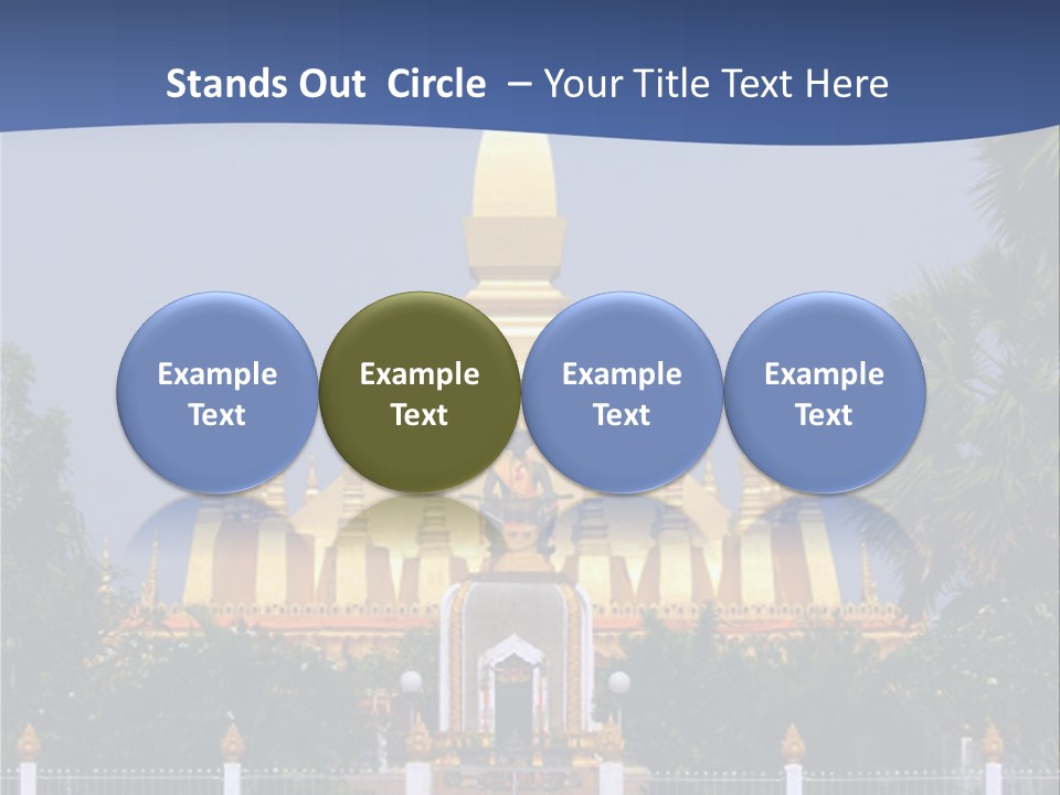 Card Flower Party PowerPoint Template